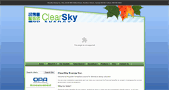 Desktop Screenshot of clearskyenergy.ca